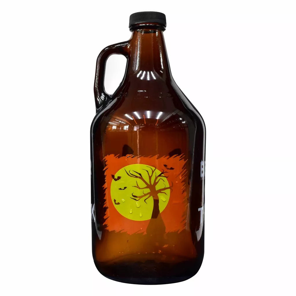 GROWLER Vidro 1,89 Litros - HALLOWEEN BEER OR TRICK